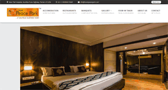 Desktop Screenshot of hotelpeacepark.com